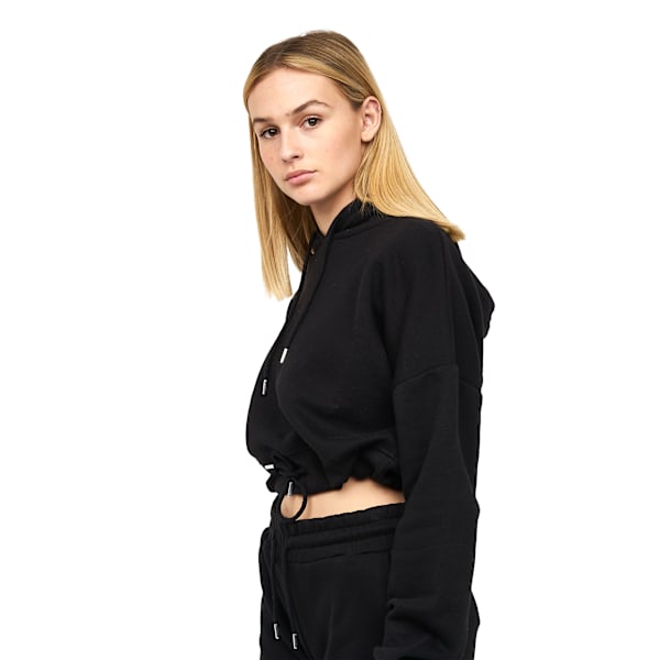 Juice Womens/Ladies Danica 2 Crop Hoodie M Svart Black M