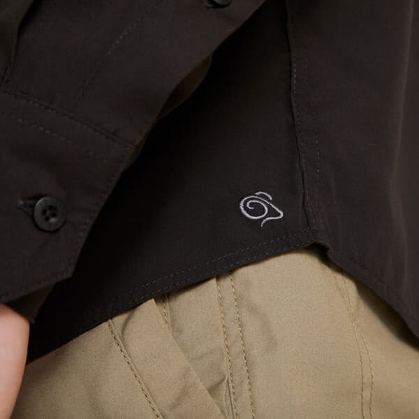 Craghoppers Herr Expert Kiwi Skjorta M Svart Black M
