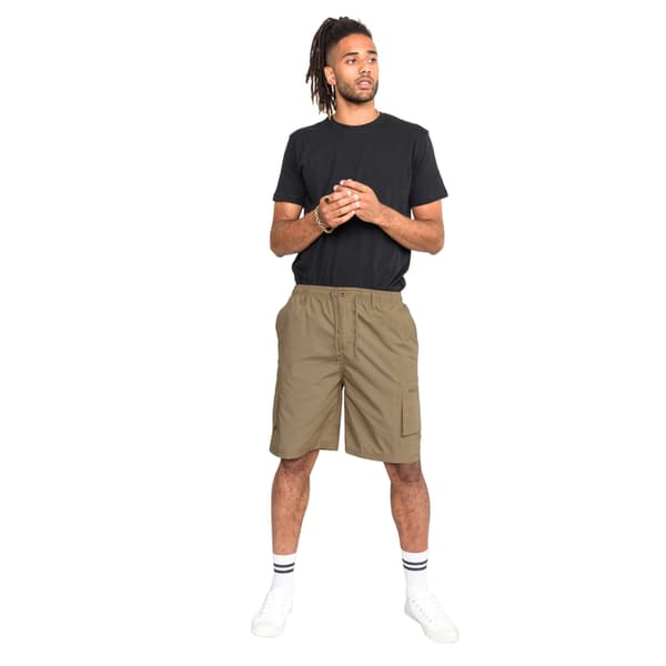 Duke Herr D555 Nick Cargo Shorts med Elastisk Midja M Sand Sand M