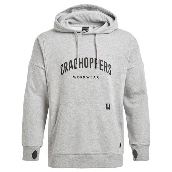 Craghoppers Oulston Hoodie för män, arbetskläder, M, Mjuk Gråmelerad Soft Grey Marl M