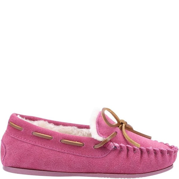 Hush Puppies Barn/Barn Addison Mocka Suede Tofflor 12 UK Barn Pink 12 UK Child