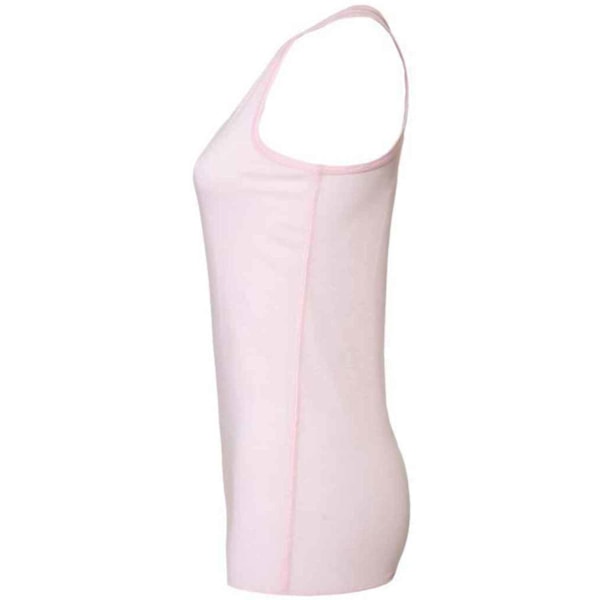 Bella + Canvas Womens/Ladies Flowy Racerback Tank Top 12 UK Sof Soft Pink 12 UK