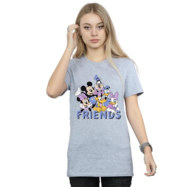 Disney Womens/Ladies Classic Friends Bomull Boyfriend T-Shirt L White L