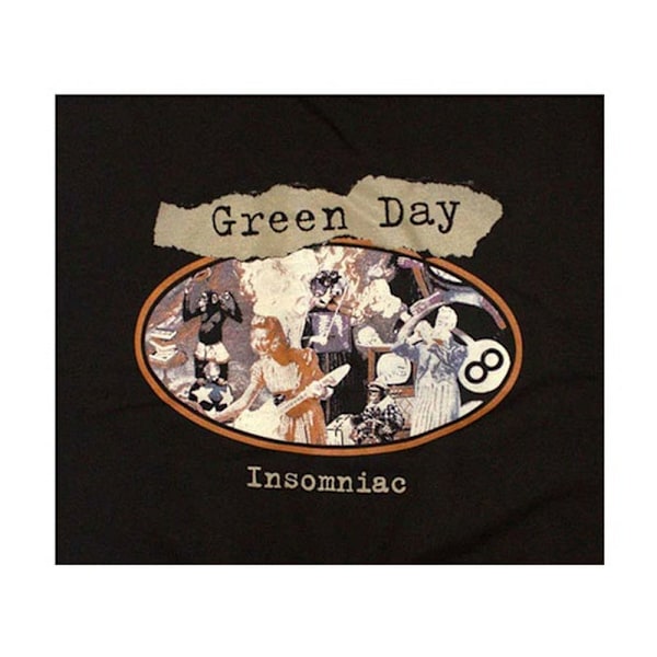 Green Day Unisex Vuxen Insomniac Tröja L Svart Black L