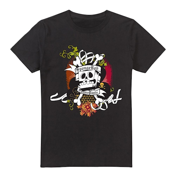 SvampBob Fyrkant Herr Rest In Peace T-Shirt M Svart Black M