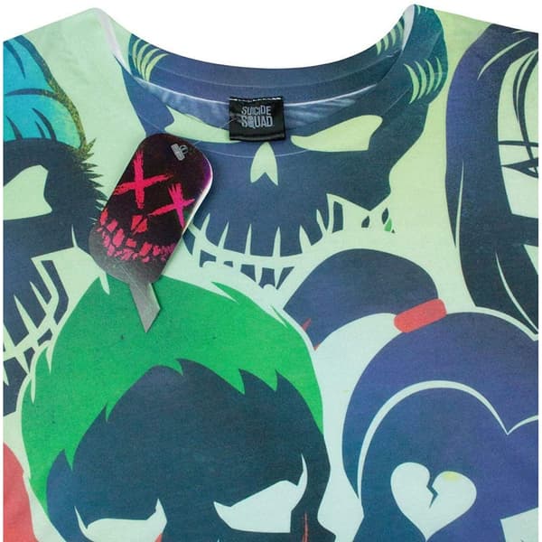 Suicide Squad Dam/Damer In Squad We Trust Sublimerad T-Shirt Multicoloured XL