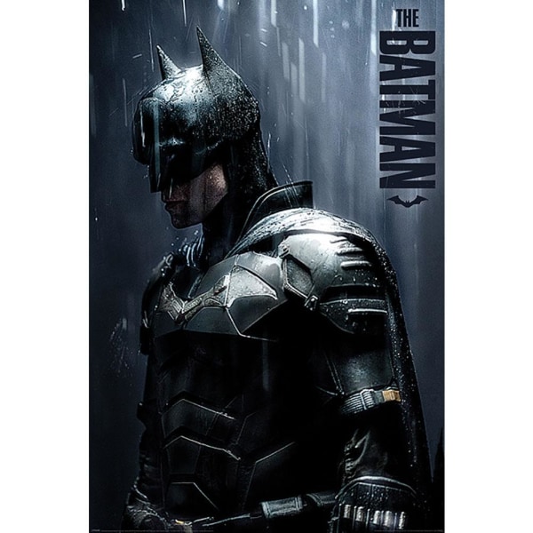 Batman Downpour Poster 91cm x 61cm Svart/Grå Black/Grey 91cm x 61cm