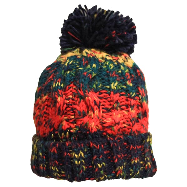 Beechfield Dam/Dam Corkscrew Pom Pom Mössa One Size Crac Crackling Campfire One Size