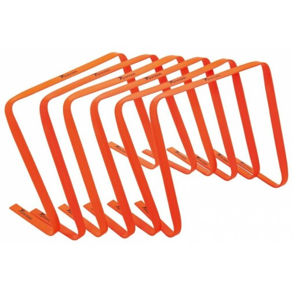 Precisionsplatta häckar (pack om 6) 15 tum orange Orange 15in