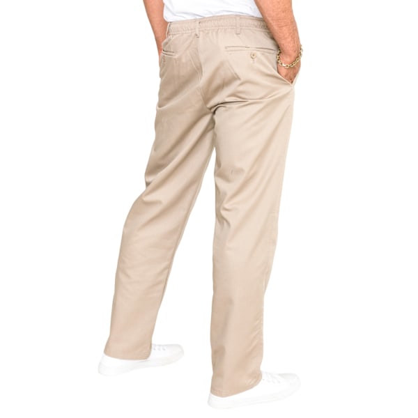 Duke Herr D555 Basilio Rugbybyxor med Elastisk Midja 34L Sten Stone 34L