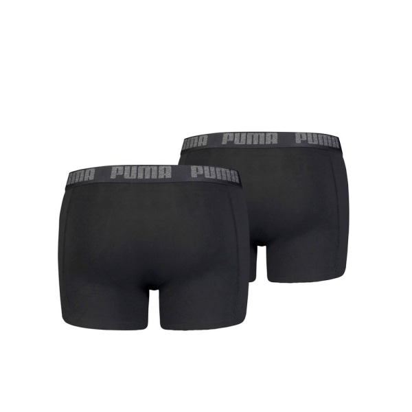Puma Basic Boxer Shorts (2-pack) S Svart Black S