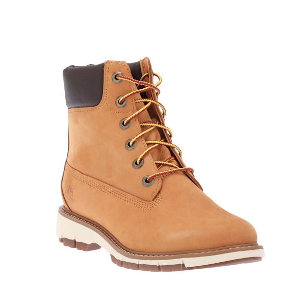 Timberland Dam Lucia Way Läder Snörning Vattentät A Wheat 4.5 UK