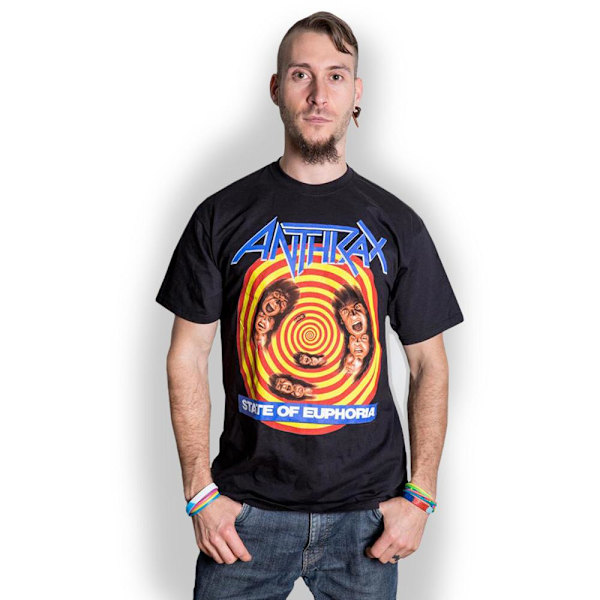 Anthrax Unisex Vuxen State Of Euphoria T-shirt L Svart Black L