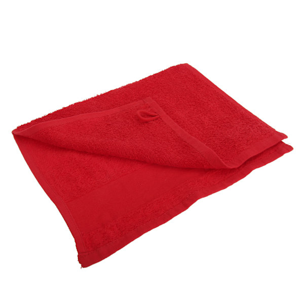 SOLS Island Gäst Handduk (30 X 50cm) One Size Röd Red One Size