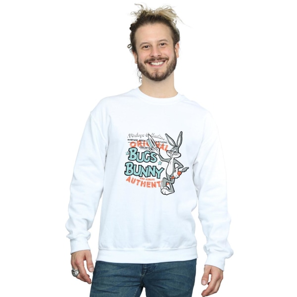 Looney Tunes Unisex Vuxen Bugs Bunny Vintage Sweatshirt S Vit White S