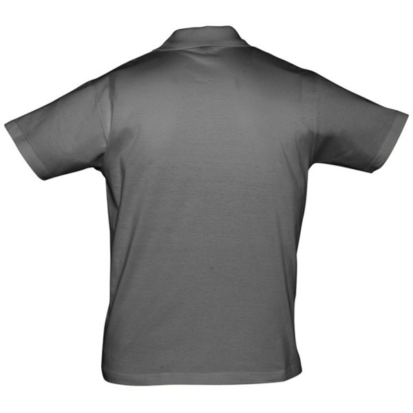 SOLS Prescott Jersey kortärmad pikétröja för män XL mörkgrå Dark Grey XL