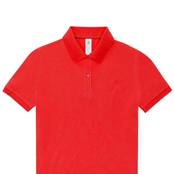 B&C Dam/Dam My Polo Shirt 8 UK Röd Red 8 UK