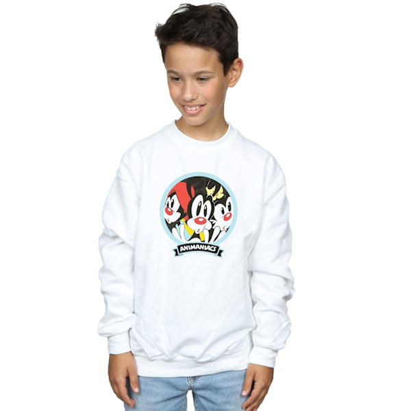 Animaniacs Boys Fisheye Group Sweatshirt 5-6 år Vit White 5-6 Years
