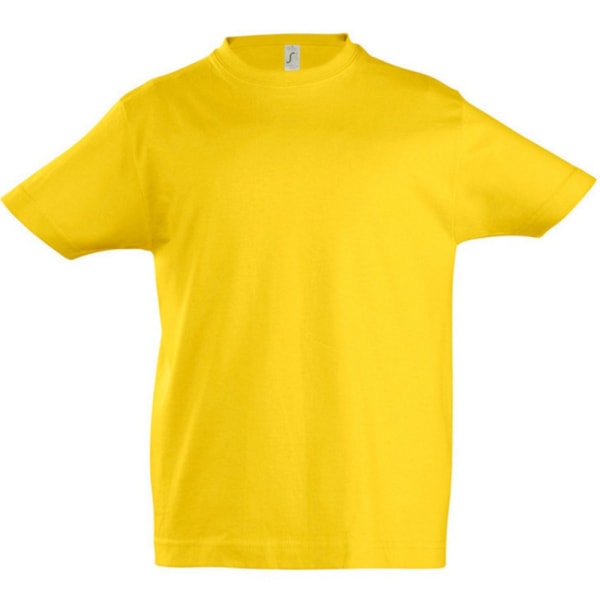 SOLS Kids Unisex Imperial Heavy Cotton kortärmad T-shirt 4 år Gold 4yrs