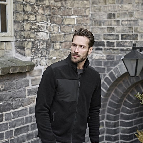 Tee Jays Herr Mountain Fleece Jacka 3XL Svart Black 3XL