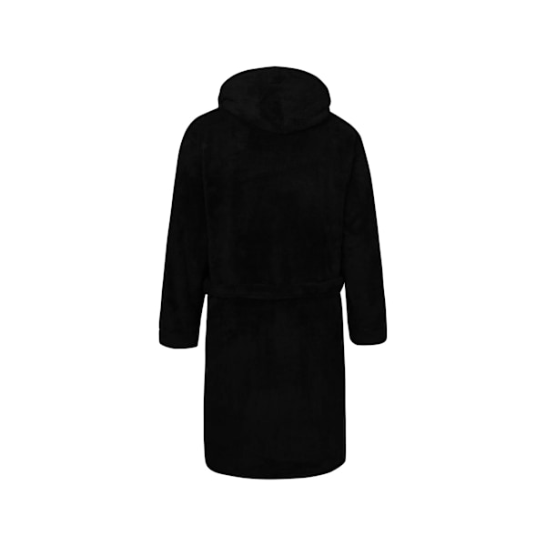 Duke Herrarnas D555 Newquay Huvad Kingsize Morgonrock 4XL Svart Black 4XL