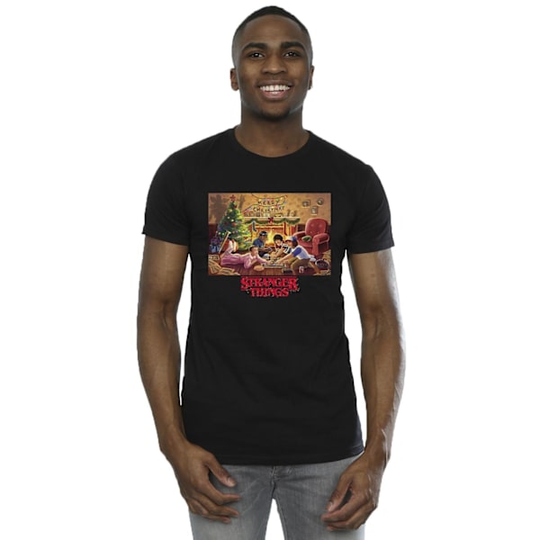 Netflix Stranger Things Jultröja för män, 5XL, svart Black 5XL