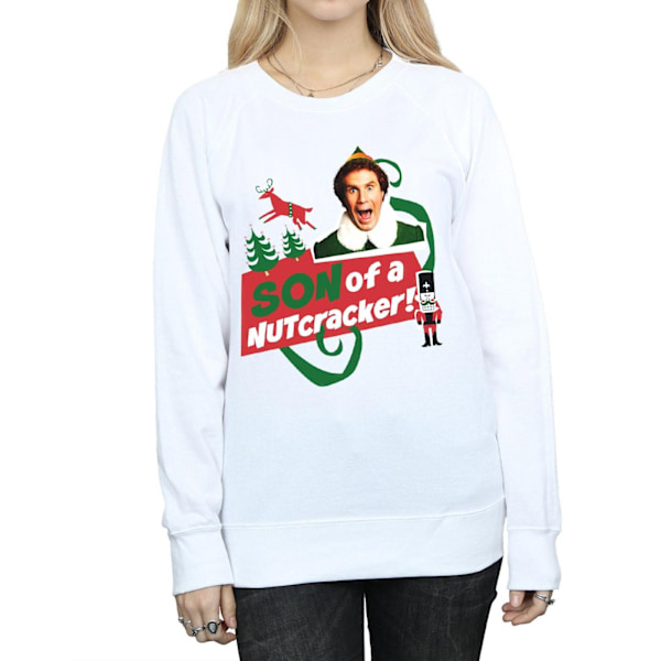 Elf Dam/Damer Son Of A Nutcracker Sweatshirt M Vit White M