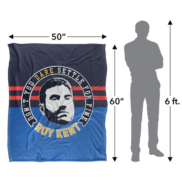 Ted Lasso Nöj Dig Inte Med Bra Roy Kent Filt One Size Multi Multicoloured One Size