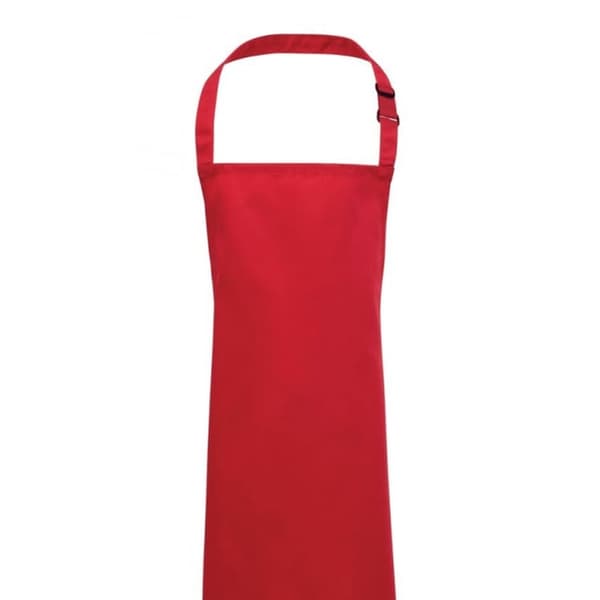 Premier Barn/Barn Premier Enfärgad Förkläde 3-6 År Röd Red 3-6 Years