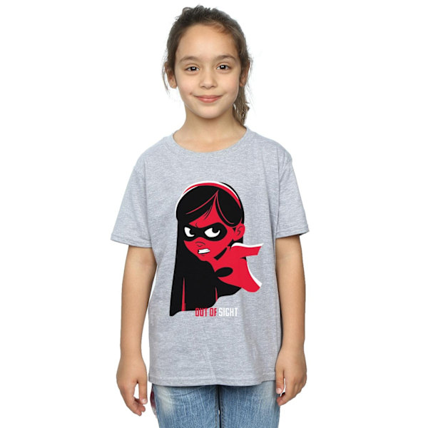 Disney Girls Incredibles 2 Incredible Girl Bomull T-shirt 5-6 år Sports Grey 5-6 Years