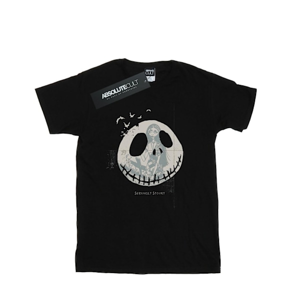 Disney Boys Nightmare Before Christmas Seriously Spooky T-Shirt Black 7-8 Years