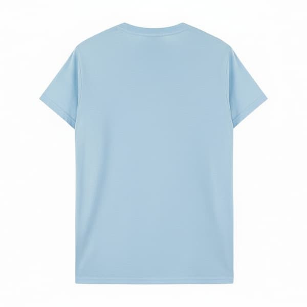 Wish Herr Get-Tshirt i Bomull med Get-tryck L Babyblå Baby Blue L