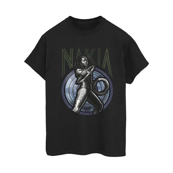 Marvel Dam/Dam Wakanda Forever Nakia Shield Bomull Boyfriend Navy Blue XL
