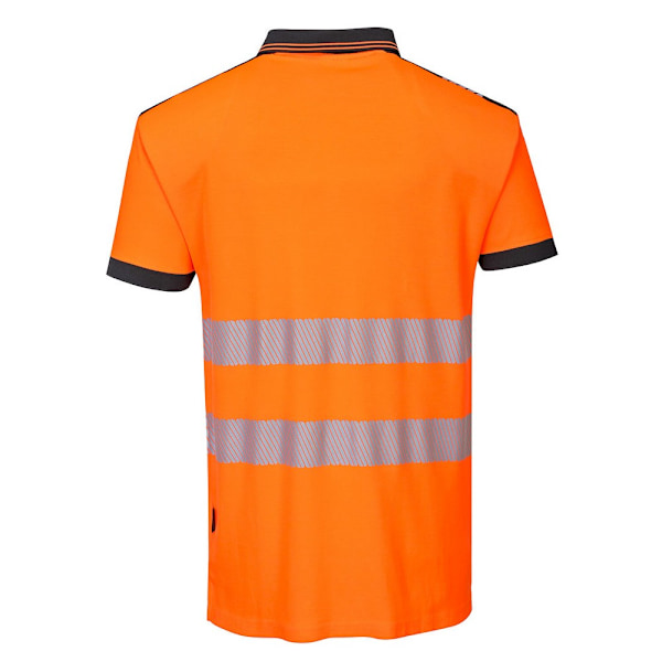 Portwest Herr PW3 Hi-Vis Poloshirt M Orange/Svart Orange/Black M