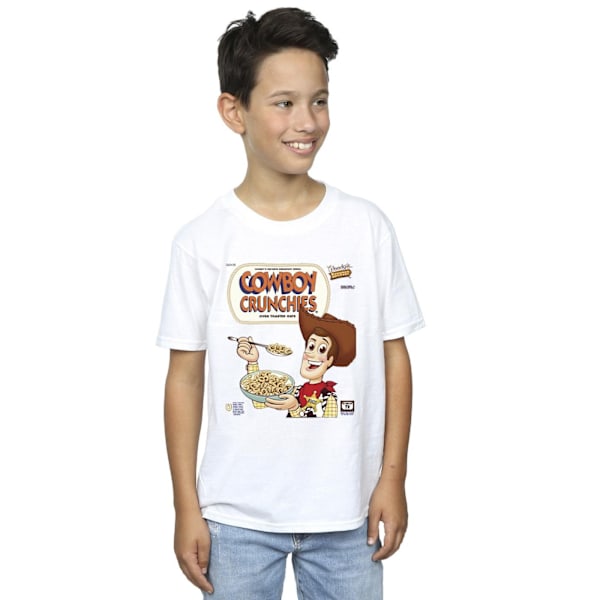 Disney Boys Toy Story Woody Cowboy Crunchies T-shirt 9-11 år White 9-11 Years