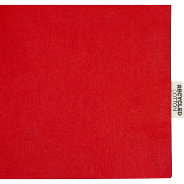 Odessa Återvunnen Bomulls Tote Bag Storlek One Röd Red One Size