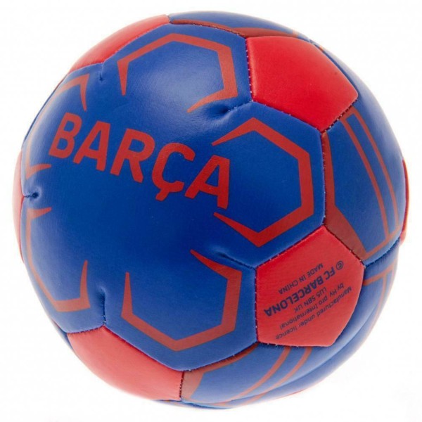 Barcelona FC Soft Mini Football One Size Röd/Blå Red/Blue One Size