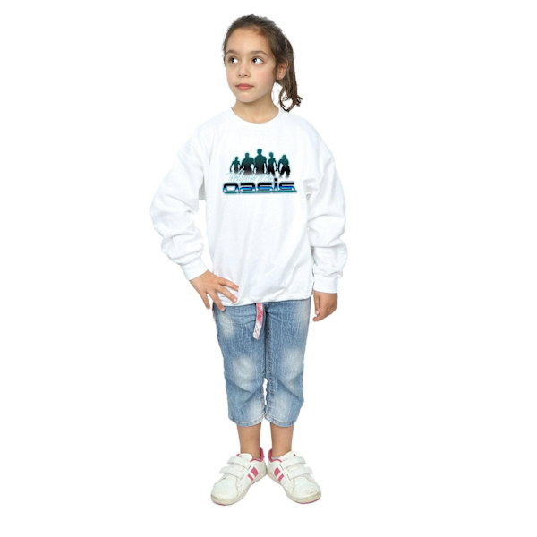 Ready Player One Girls Welcome To The Oasis Sweatshirt 7-8 År White 7-8 Years