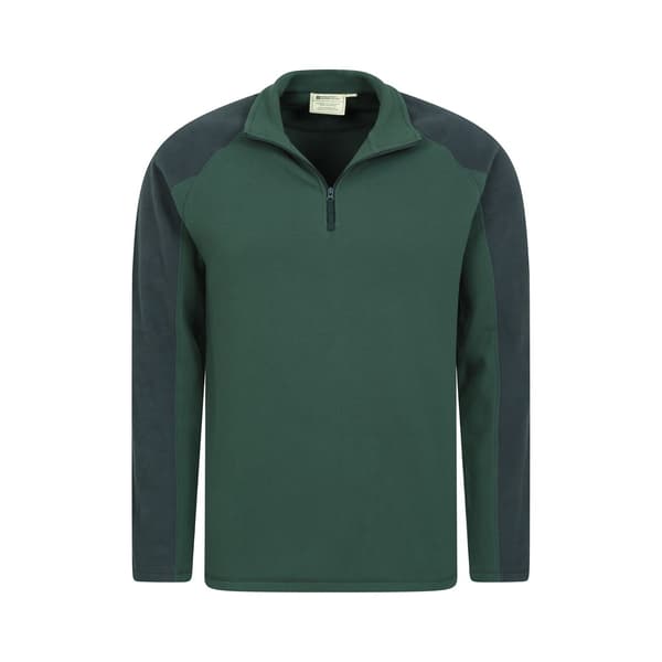 Mountain Warehouse Herr Ashbourne II Halv Zip Fleecetröja S Khaki Khaki Green S