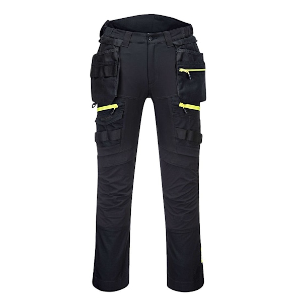 Portwest DX4 Avtagbara Holsterfickor Byxor 42R Svart Black 42R