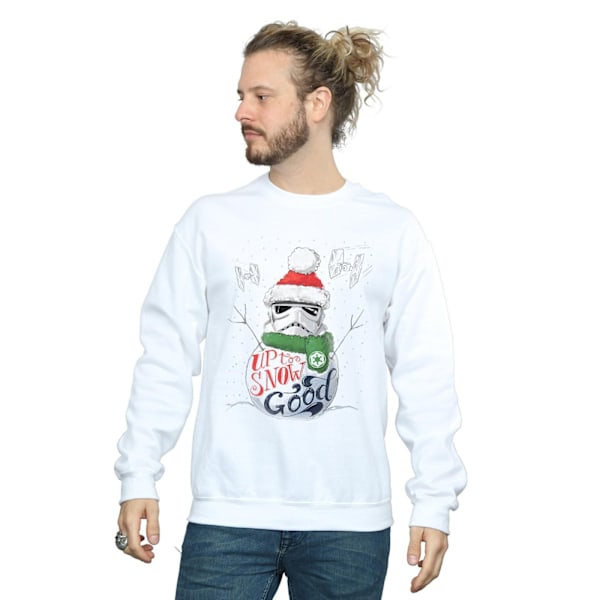 Star Wars Stormtrooper Up To Snow Good Sweatshirt M Vit White M