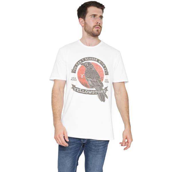 Yellowstone Herr Evil Bird T-Shirt L Vit White L