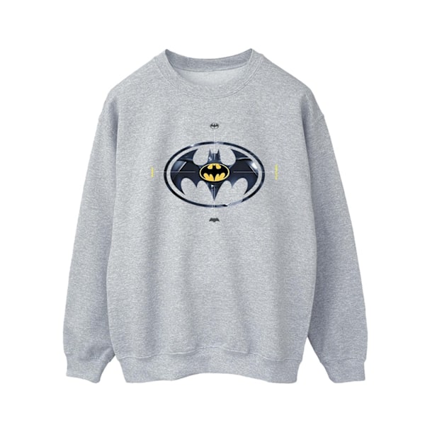 DC Comics Herr The Flash Batman Metal Logo Sweatshirt XXL Sport Sports Grey XXL