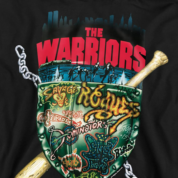 The Warriors Unisex Vuxen Shield Sweatshirt XL Svart Black XL