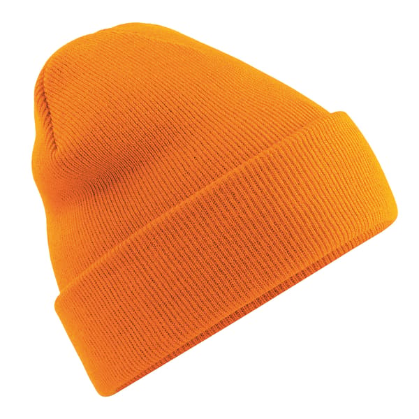Beechfield Soft Feel Stickad Vintermössa En Storlek Orange Orange One Size