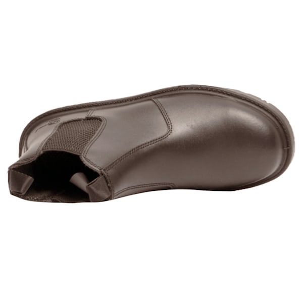 Grafters Mens Grinder Safety Twin Gusset Läderhandlare Stövlar 5 Brown 5 UK