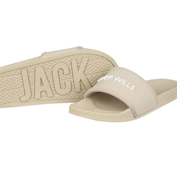 Jack Wills Herrlogga-tofflor 9 UK Off-White Off White 9 UK