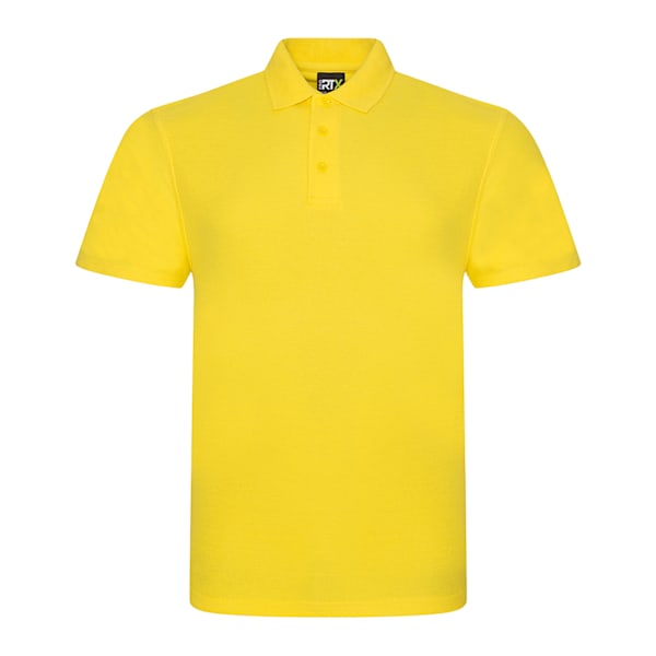 PRO RTX Herr Pro Pique Poloshirt M Gul Yellow M