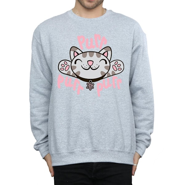 Big Bang Theory Mjuk Kitty Purr Sweatshirt S Sports Grey Sports Grey S