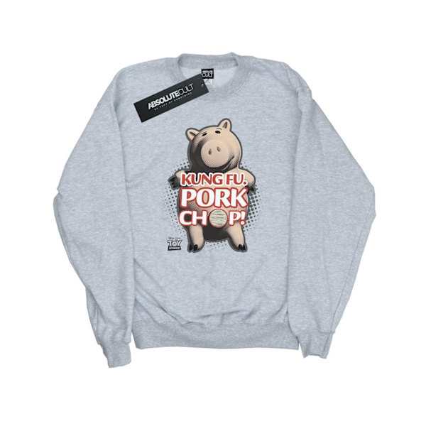 Disney Dam/Damer Toy Story Kung Fu Pork Chop Sweatshirt XL Heather Grey XL